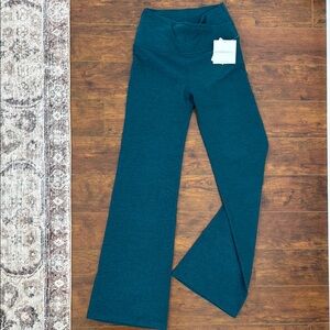 Beyond Yoga Deep Teal Flared Leggings